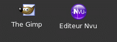 Gimp et Nvu